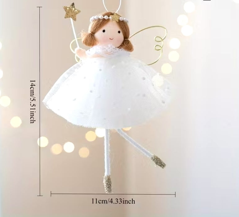 3pcs Whimsical FairyTale Angels Christmas Hanging Decorations