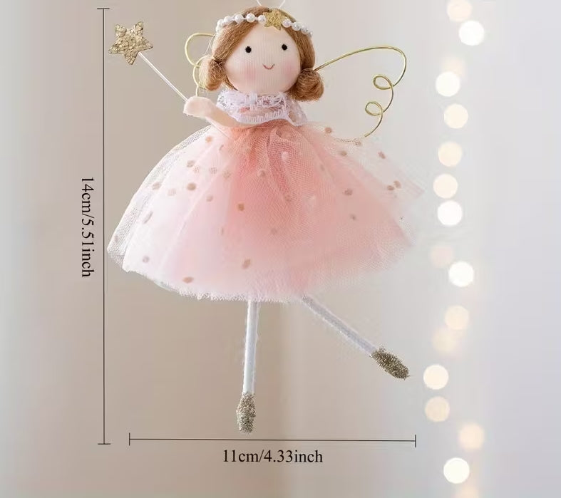 3pcs Whimsical FairyTale Angels Christmas Hanging Decorations